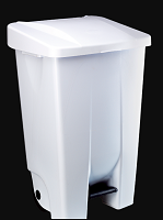 Contenedor Selectivo Blanca 80L Tapa Blanca